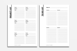 Architect Minimal Planner Template