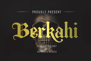 Berkahi Blackletter Font, a Blackletter Font by Authentic Studio