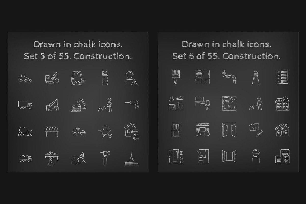 1100 Chalkboard vector icons pack, an Outline Icon by Visual Generation (Photo 6 of 31)