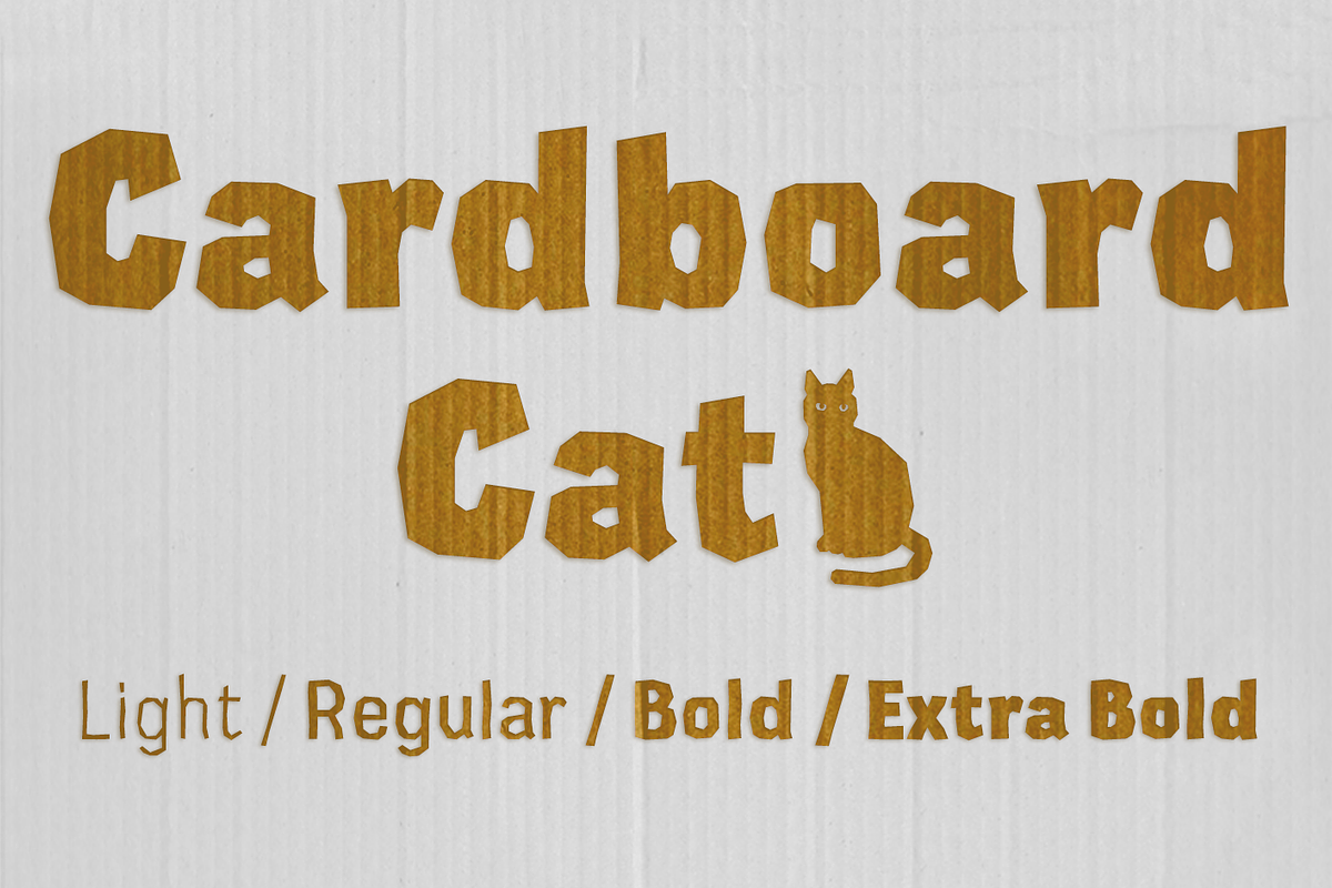Cardboard Cat