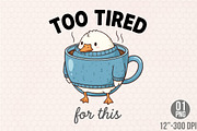 Funny Goose Coffee PNG, a Graphic by Designking (Thumbnail 1 of 4)