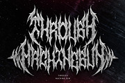 Monkey Rhumble | Metal Font, a Blackletter Font by WingBuk (Thumbnail 2 of 12)