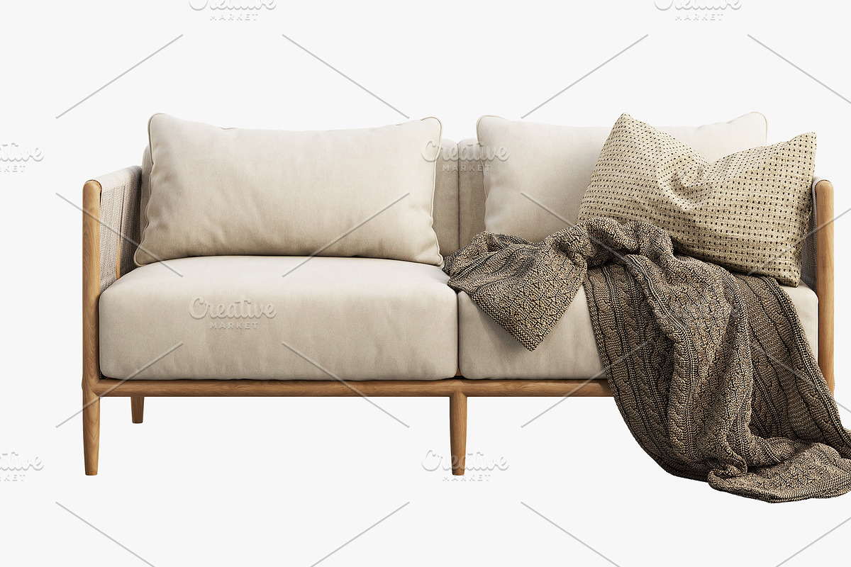 Brown Jordan Maldives Loveseat Sofa, a Furniture 3D Model by 3dmitruk (Photo 2 of 11)