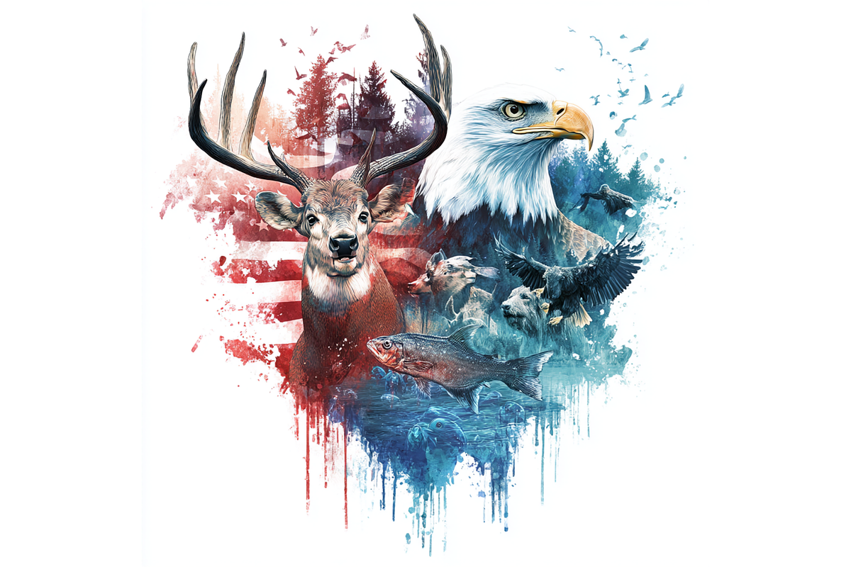 Prompt Watercolor America Clipart, a Decorative Illustration by Creative design (Photo 4 of 7)