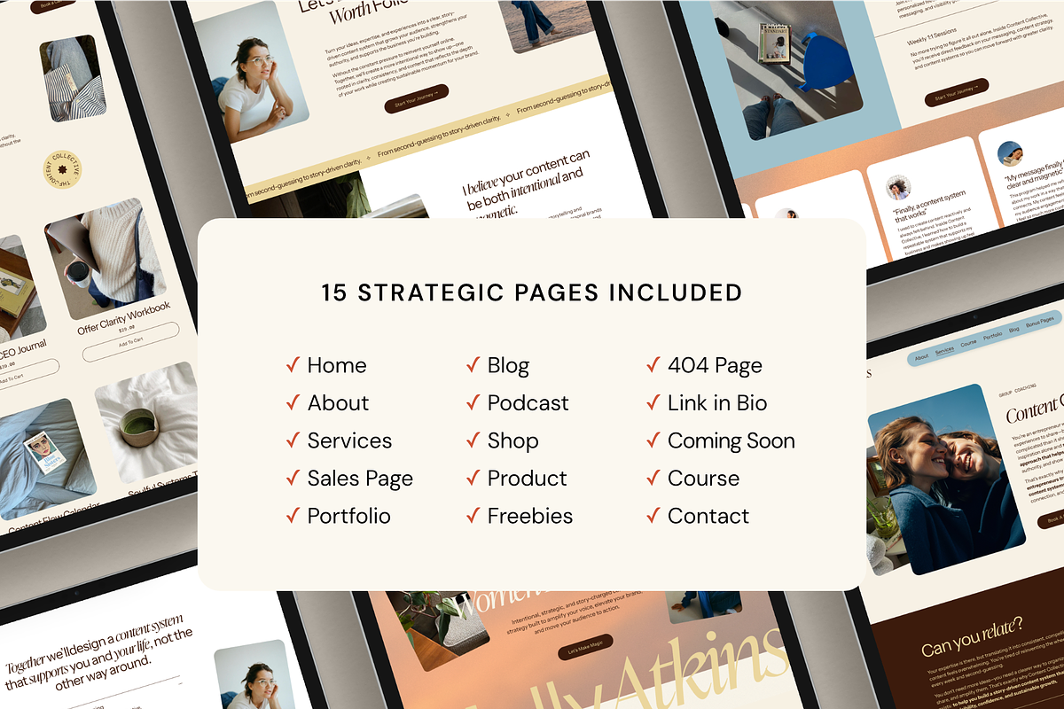 Molly Squarespace 7.1 Template, a Squarespace Template by Studio Heythere (Photo 4 of 9)