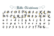 Hello Christmas + icon set, a Script Font by Zetafonts (Thumbnail 3 of 8)