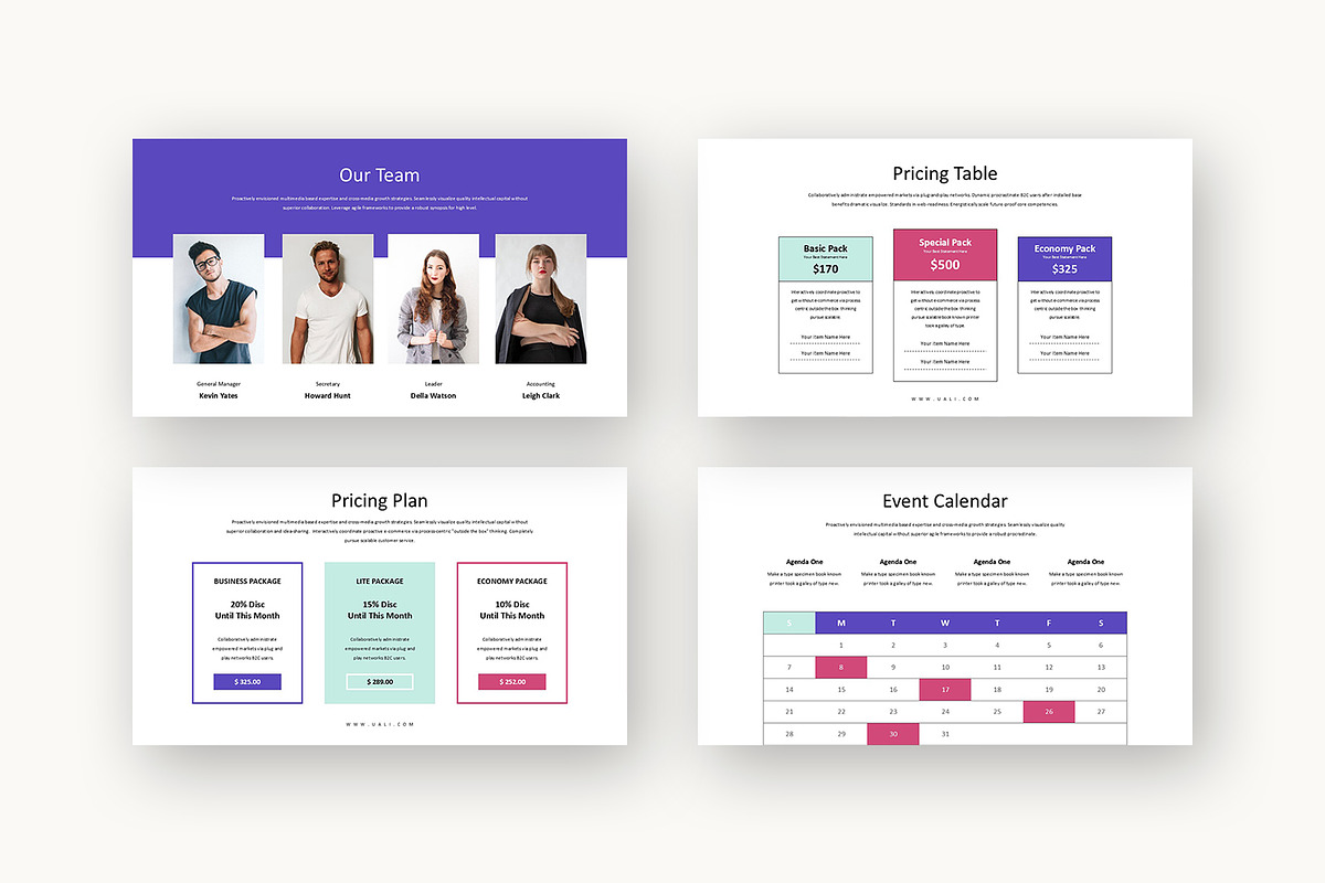 Uali : Annual Report Powerpoint, a Presentation Template by Punkl Camp (Photo 8 of 16)