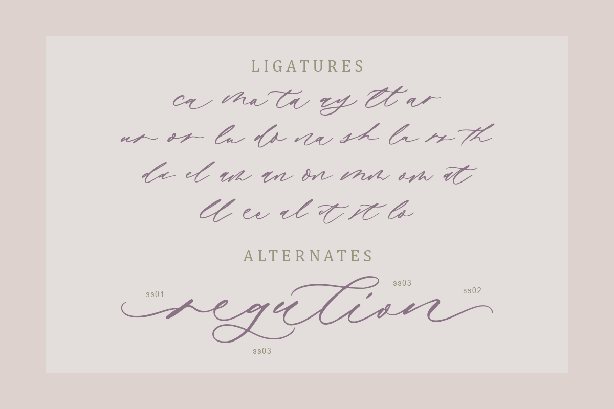 Quartel Balgon, a Script Font by DzikrulAulia (Photo 8 of 9)