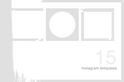 MINIMAL 15 instagram templates, a Social Media Template by Kristina Dubnovitskaya (Thumbnail 5 of 8)
