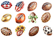 Football Ball Sublimation Bundle, an Illustration by Designworld (Thumbnail 3 of 5)