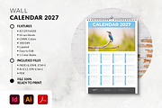 2027 Wall Calendar A3 Print Template, a Stationery Template by MstArtwork (Thumbnail 1 of 5)