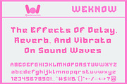 Delay Effect font, a Font by weknow (Thumbnail 4 of 8)