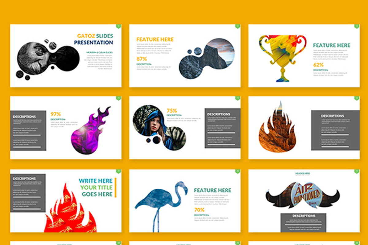 Gatoz Slides Keynote Presentation, a Presentation Template by Graphicgo (Photo 7 of 9)