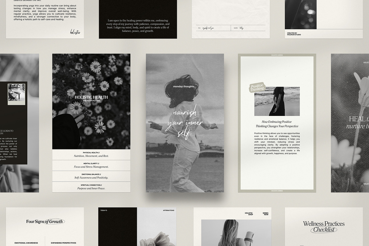 Holistic Coach Instagram Kit, a Social Media Template by Wildnun Studio (Photo 12 of 12)