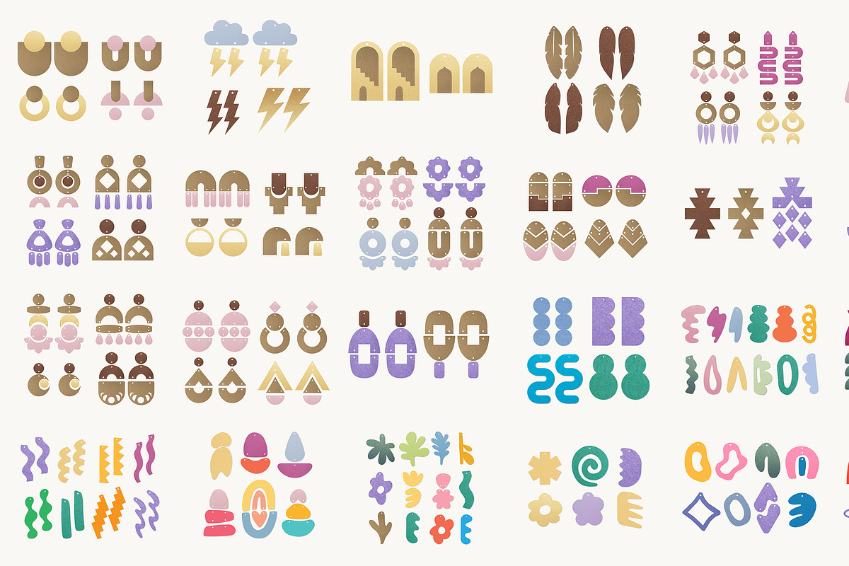 Ultimate Earring Template SVG Bundle, an Object Graphic by LifestyleCraftCo (Photo 10 of 11)