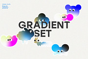 Gradient Emojis Shapes 32 Pieces, an Object Graphic by line & plane (Thumbnail 4 of 8)