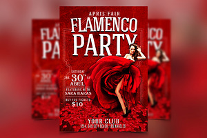 Flamenco Flyer PSD Template