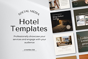 Hotel Social Media Template, a Social Media Template by a-member.club (Thumbnail 1 of 6)