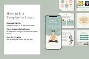 Mindfulness Bundle Canva Template, a Social Media Template by Kawalan Studio (Thumbnail 3 of 8)