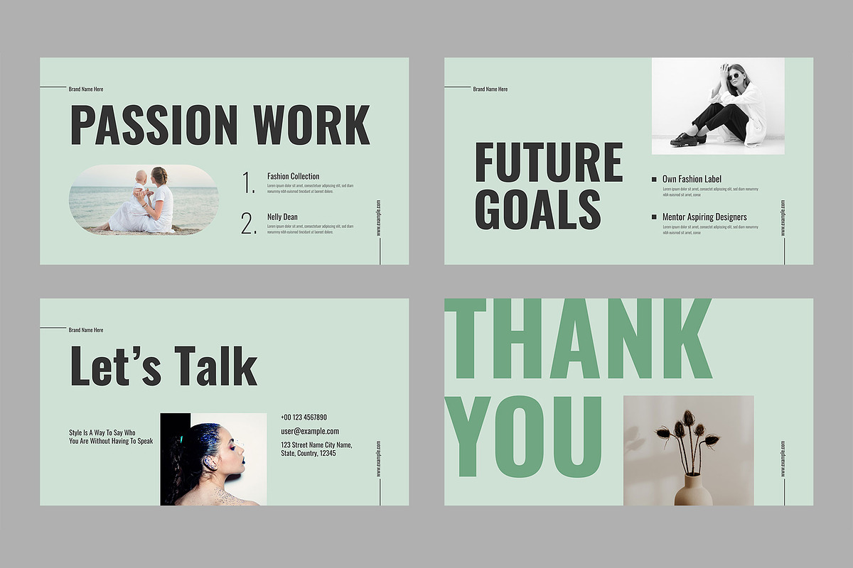 Minimal Portfolio Presentation, a Presentation Template by Mighty-Slide (Photo 6 of 6)