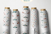 Racing cars watercolor collection, an Animal Illustration by Marina Ermakova (Thumbnail 10 of 11)