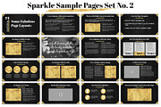 Sparkle Gold Minimal PPT Templates, a Presentation Template by Blixa 6 Studios (Thumbnail 4 of 5)