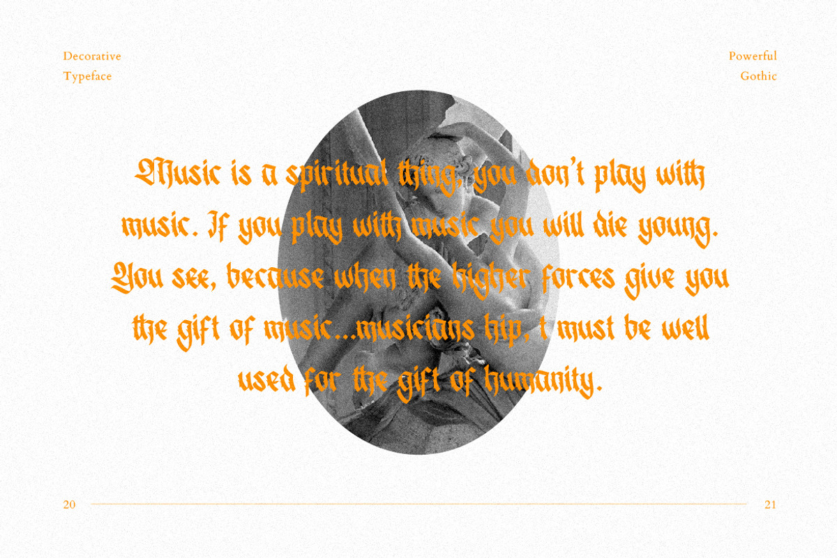 Cambrydge Gothic Advertisement Font, a Font by MikroType Std (Photo 3 of 9)
