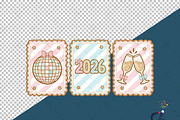 Yarn Crochet Happy New Year 2026 PNG, an Illustration by Creative Art (Thumbnail 6 of 6)