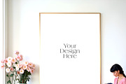 Karla's Styled Art Print Mockup 04, a Household Mockup by The Wall Art Mockup Shop (Thumbnail 2 of 3)