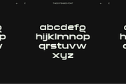 THE EXTENDED FONT, a Font by THE BOLD FONT. (Thumbnail 4 of 9)
