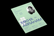 Modern Minimal CV Resume, a Resume Template by Neermana (Thumbnail 2 of 5)
