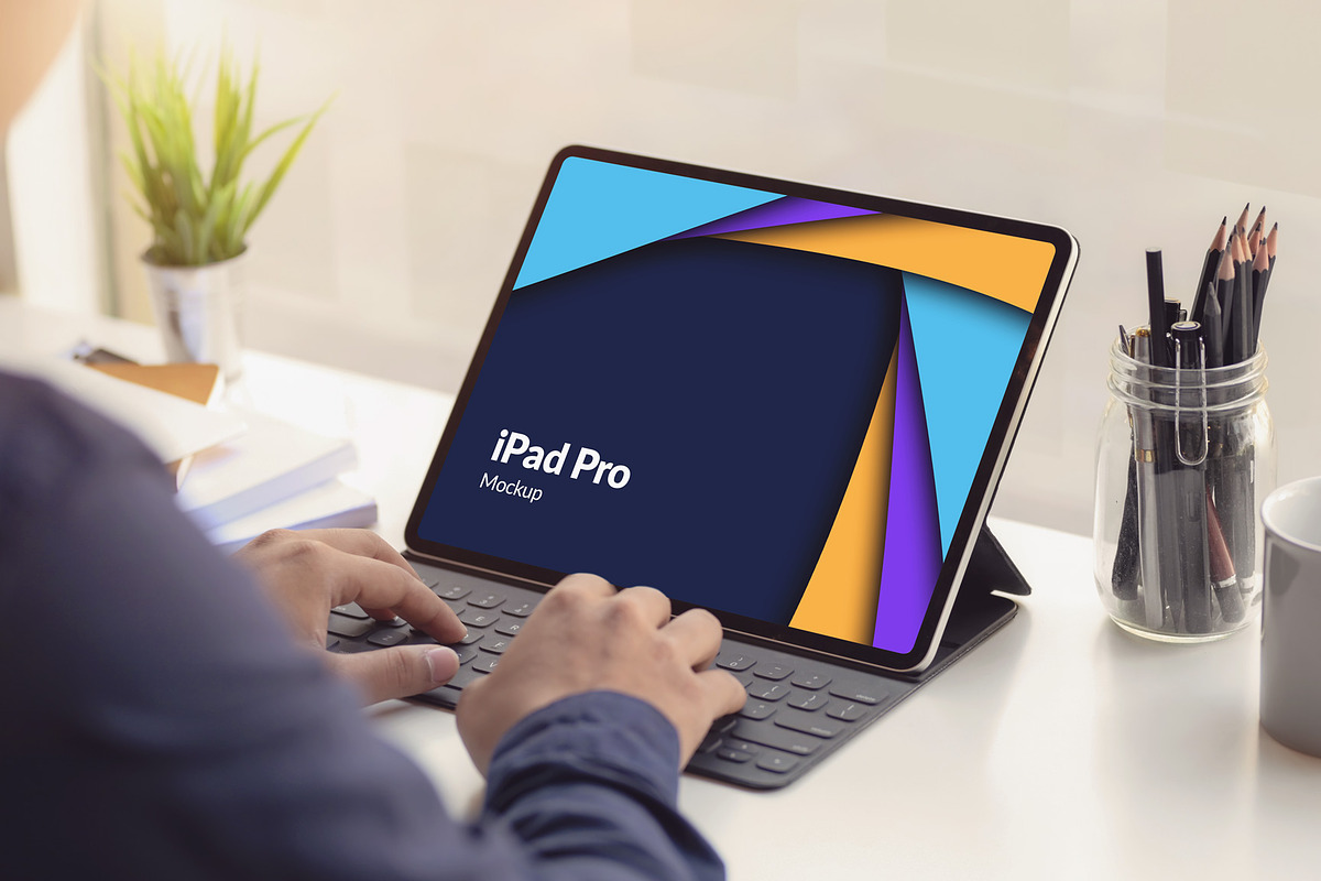 24 iPad Pro Mockup #1, an iPad Mockup by Walentin (Photo 18 of 25)