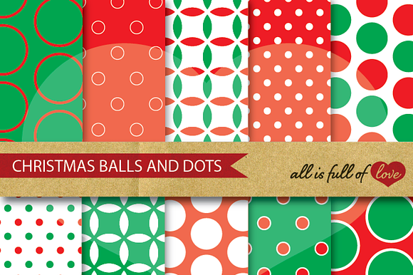 Christmas Background Patterns preview 2
