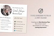 Coaching Flyer Template, a Marketing Template by PittaFinePrint (Thumbnail 2 of 4)