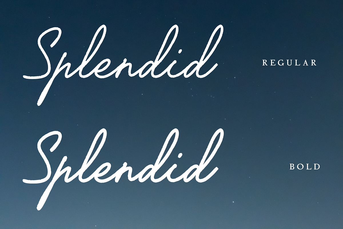 Midnight Reflection – Casual Script, a Script Font by Fikryal Studio (Photo 5 of 15)