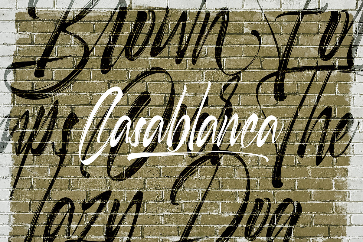 Selfakia Brush Font preview 2