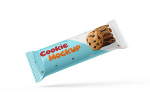 Cookie Biscuit Packaging Mockup