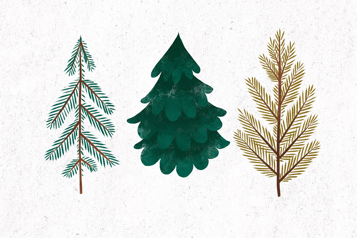 WINTER HOLIDAYS PACK, an Illustration by Maria Summer (Photo 13 of 24)