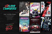Flyer Templates & Model Stock Bundle, a Flyer Template by Amorjesu.com (Thumbnail 3 of 10)