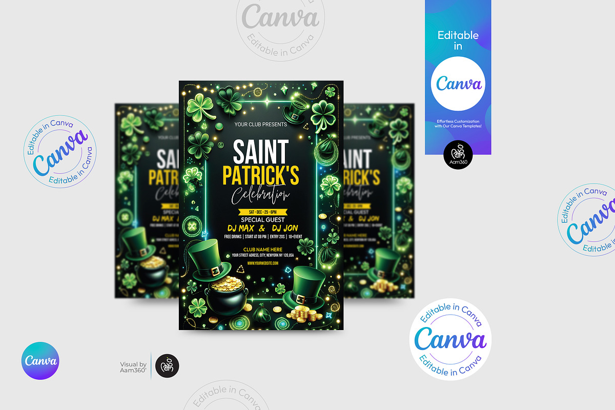 Saint Patrick's Day Flyer, a Flyer Template by Aam360 (Photo 3 of 3)