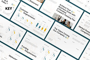 Cream Yellow Business Plan Keynote, a Presentation Template by graphicook (Thumbnail 1 of 4)