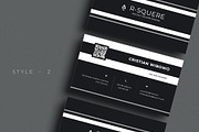 Black White Business Card Template, a Business Card Template by Ctrl space studio (Thumbnail 3 of 5)