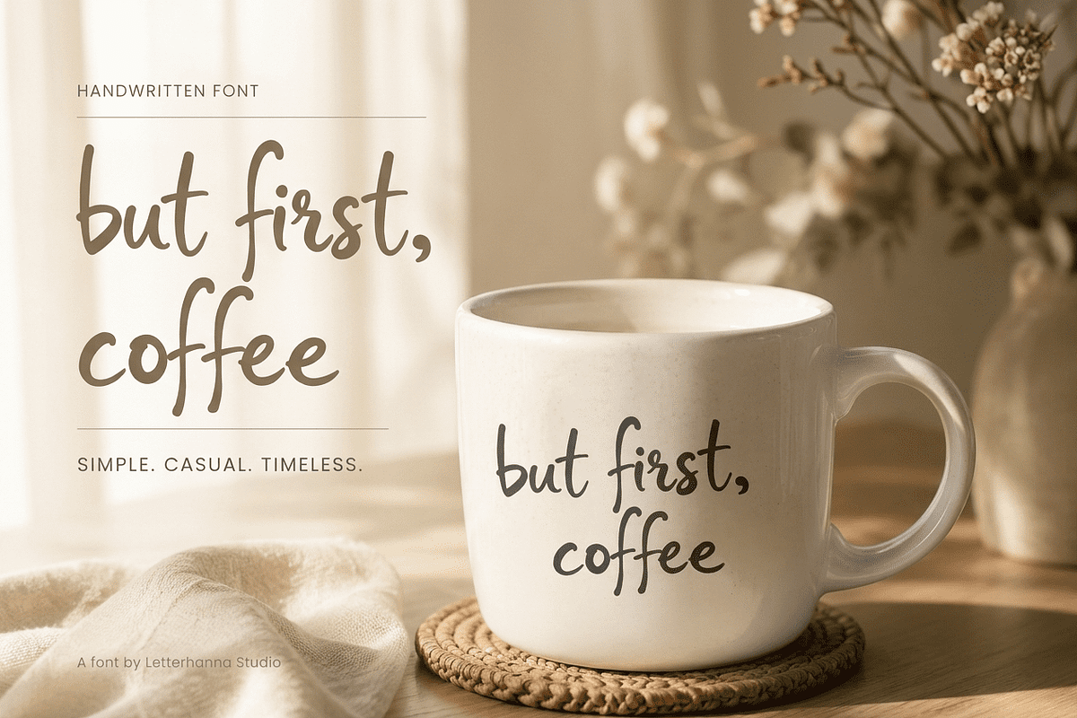 Swiftbloom Casual Handwritten, a Handwritten Font by Letterhanna Studio (Photo 4 of 9)