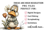 Whimsical Easter Duckling Clipart, an Illustration by OK Design (Thumbnail 4 of 6)
