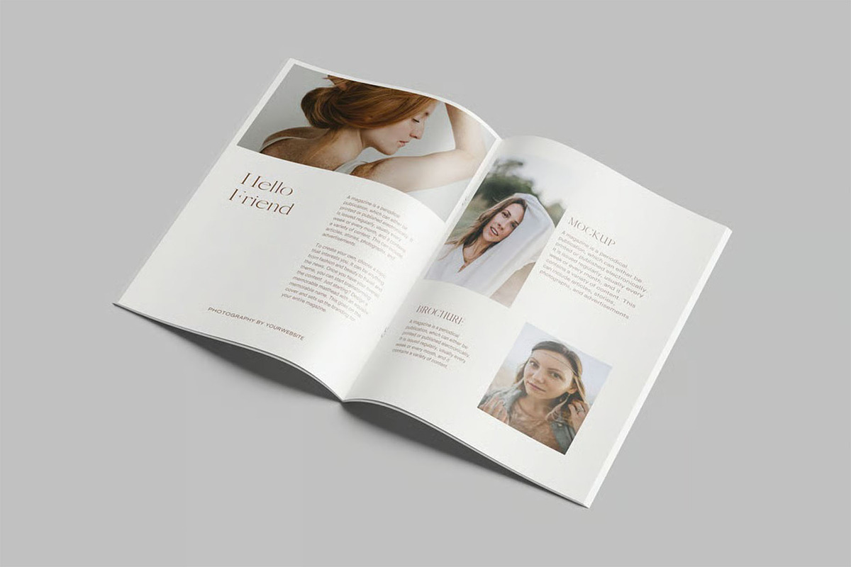 A4 Brochure Mockups, an Advertising Mockup by zpackcreative (Photo 2 of 7)