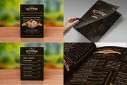 Elegant Food Menu 3 Dark Version, a Brochure Template by Luuqas Design (Thumbnail 5 of 6)