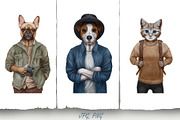 Cat & Dogs // lifestyle // fashion, an Animal Illustration by Victoria_Novak (Thumbnail 3 of 4)