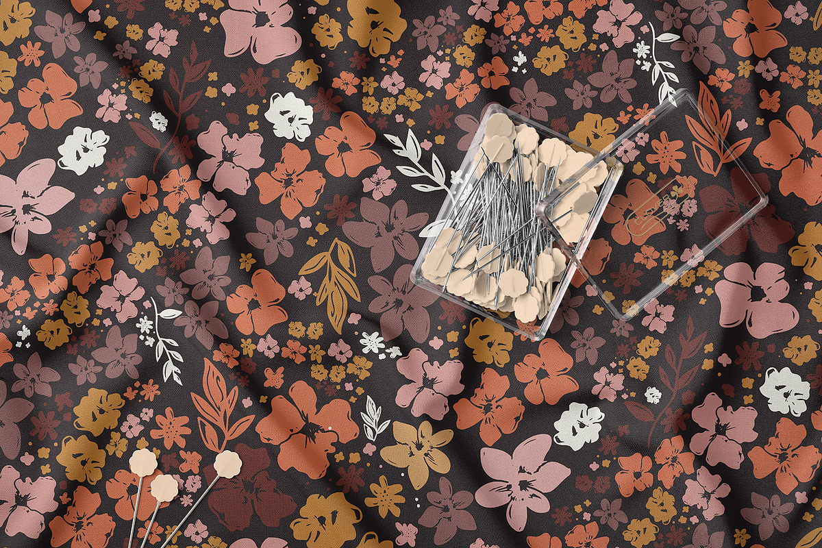 Summer Elegant Floral Pattern, a Pattern Graphic by StudioGlouna (Photo 6 of 7)