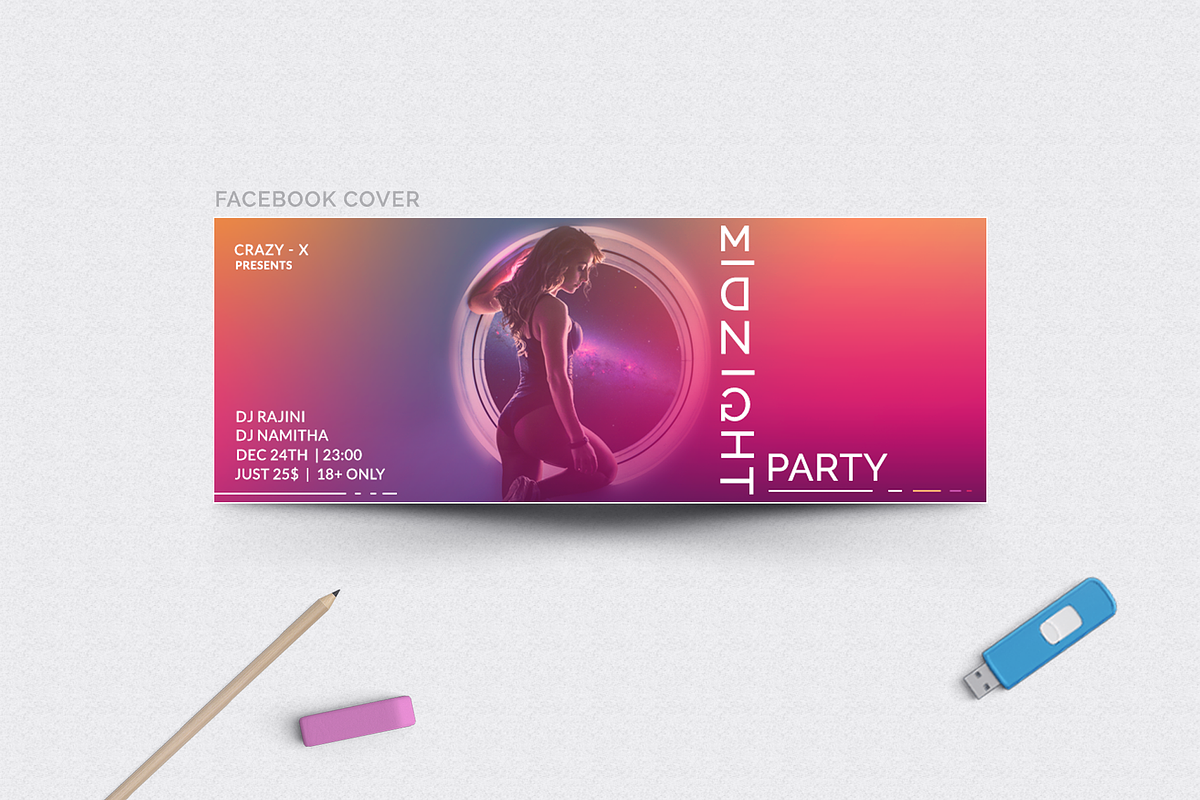 Midnight Party Flyer, a Flyer Template by Jaisivakumar (Photo 3 of 5)