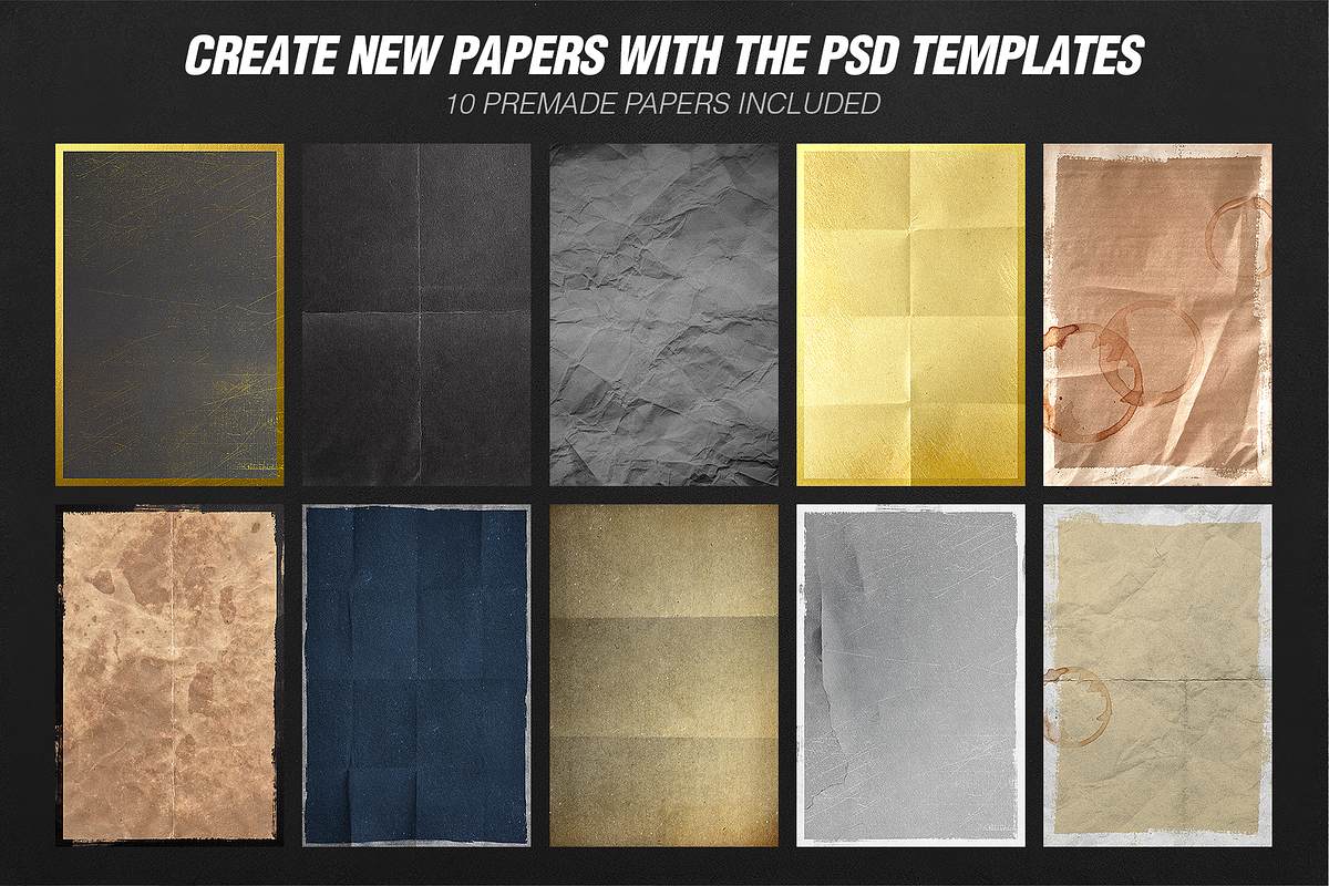 The Paper Collection, a Texture Graphic by Graphicdome